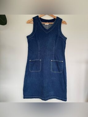 Vintage Seasons Sport Denim Pinafore Dress